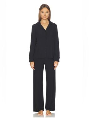 Skims Soft Lounge Sleep Set In Onyx Size XL